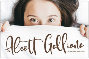 Alcott Ghalliana: A Modern Handwritten Font for Dynamic Digital Campaigns