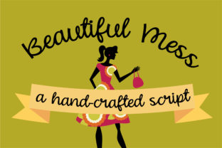 Beautiful Mess: A Script Font for Creative Branding