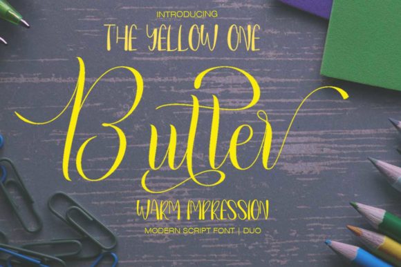 Butter: A Bold Font Duo for Editorial Design