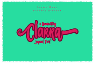 Clarra: A Bold Script Font for Creative Branding