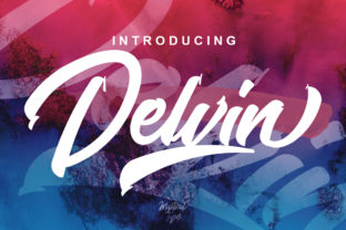 Delvin: A Bold Handwritten Font for Dynamic Branding