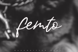Femto: A Script Handwritten Font for Editorial Elegance