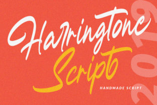 Harringtone Script for Creative Campaigns and Branding