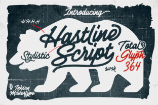 Hastline: A Script Handwritten Font for Bold Branding and Campaign Design