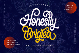 Honestly Brigtea: The Script Handwritten Font That Elevates Your Brand