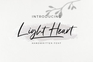 Light Heart: The Script Handwritten Font That Elevates Your Digital Brand