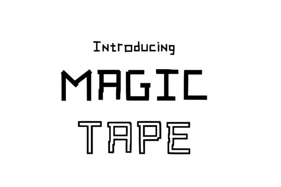 Magic Tape: A Minimalist Font for Modern Web Design