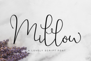 Millow: A Script Handwritten Font for Authentic Branding and Web Design