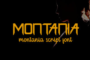 Montania: A Script Handwritten Font for Bold Editorial Design