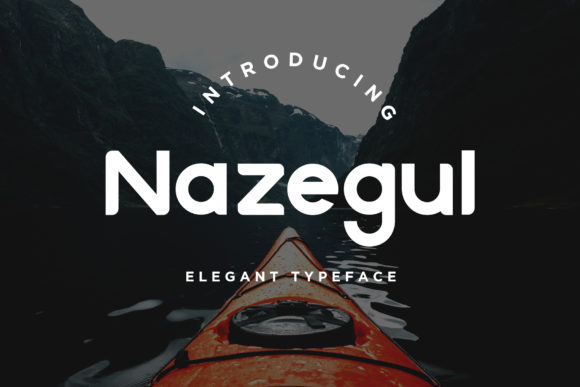 Nazegul: A Luxurious Sans Serif Font for Modern Web Design