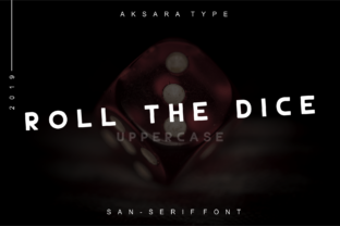 Roll the Dice: A Bold Sans Serif Font for Web Design