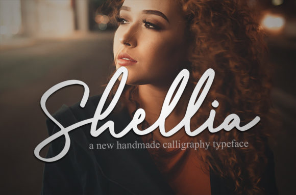 Shellia: A Script Handwritten Font for Editorial Design and Branding