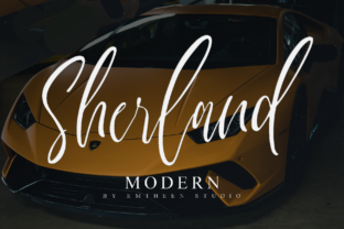 Sherland Modern: A Script Handwritten Font for Modern Web Design