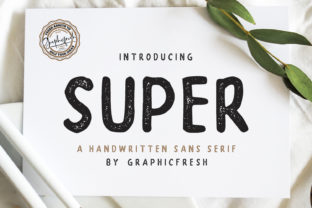 Super: A Modern Sans Serif Font for Editorial Design