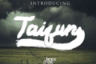 Taifun: A Bold Handwritten Font for Standout Branding