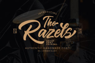 The Razels: A Bold Script Font for Editorial Design