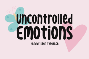 Uncontrolled Emotions: A Bold Script Font for Editorial Design