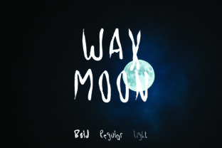 Wax Moon: A Script Handwritten Font for Spooky Branding